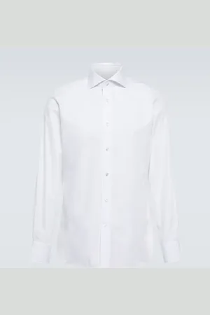 Ermenegildo Zegna Camicia Trofeo in popeline di cotone