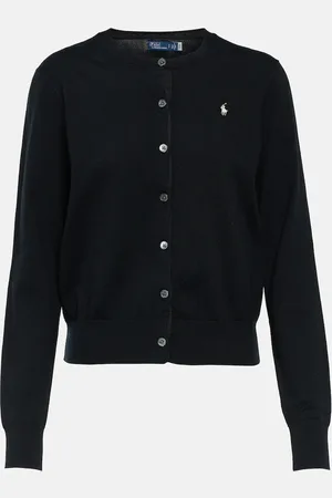 Ralph Lauren Cardigan in misto cotone con ricamo