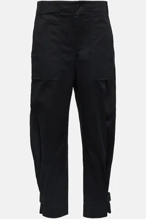 Proenza Schouler White Label - Pantaloni in twill di cotone a vita alta