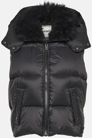 YVES SALOMON Piumino con shearling