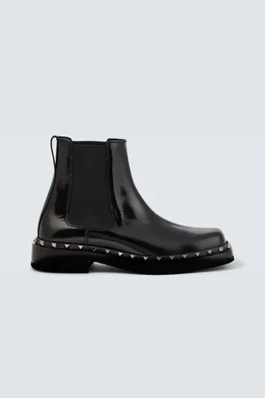 VALENTINO GARAVANI Stivaletti Rockstud in pelle