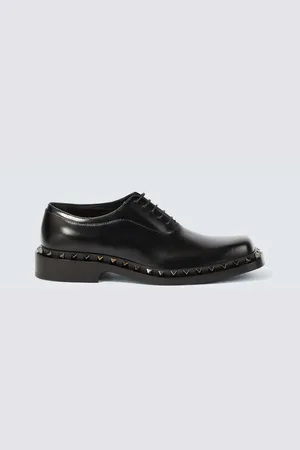 VALENTINO GARAVANI Stringate Rockstud in pelle