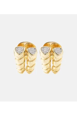 Marina B Orecchini Trisolina in 18kt con diamanti