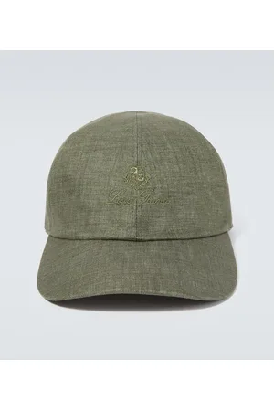 Loro Piana Cappello da baseball in lino