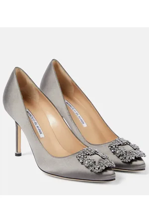 Manolo Blahnik Pumps Hangisi 90 in raso