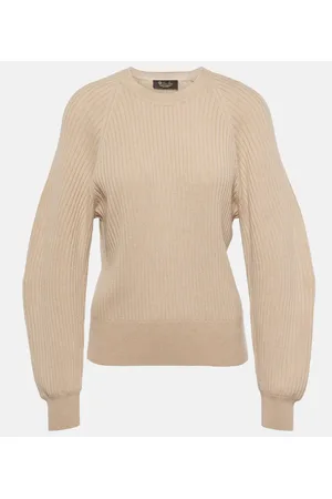 Loro Piana Pullover in maglia a coste di cashmere