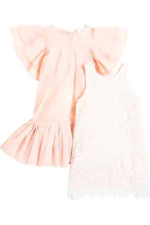 Petite Amalie Abito in organza sottoveste in pizzo