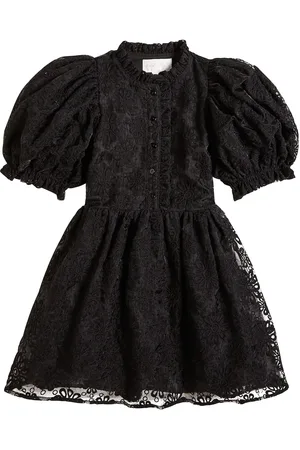Petite Amalie Abito in misto cotone con pizzo