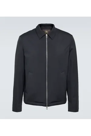 Loro Piana Giacca blouson Maurin in tessuto tecnico