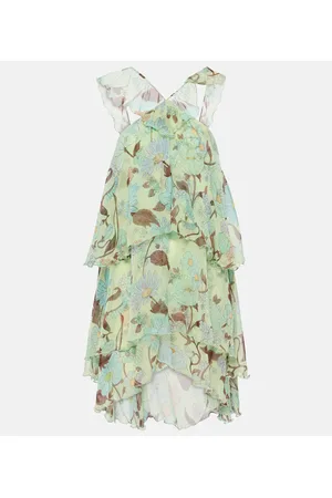 Stella McCartney Miniabito in seta con stampa