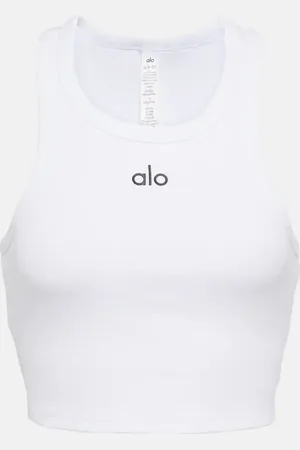 alo Top Aspire cropped in misto cotone