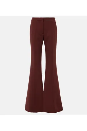 GABRIELA HEARST Pantaloni flared in lana vergine