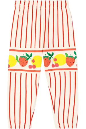 Mini Rodini Pantaloni Fruits Stripe in cotone