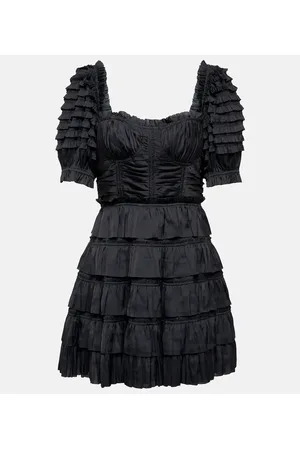 ULLA JOHNSON Miniabito Lucette in raso