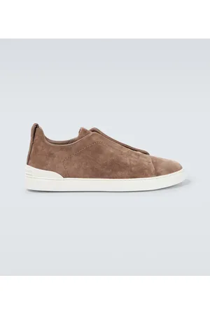 Ermenegildo Zegna Sneakers Triple Stitch in suede