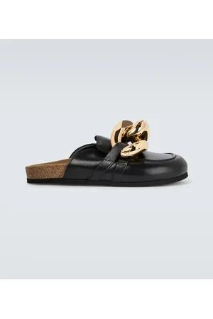 J.W.Anderson Slippers in pelle con catena
