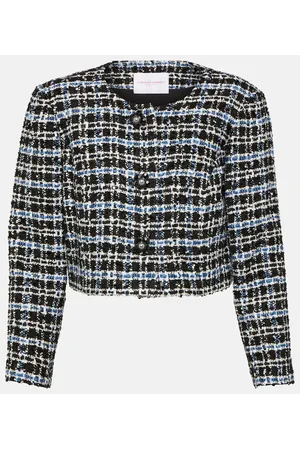 Carolina Herrera Giacca cropped in tweed