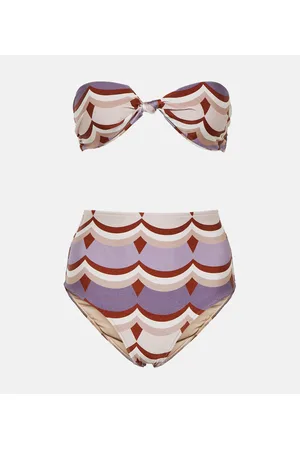 Adriana Degreas Bikini Vintage Waves con stampa