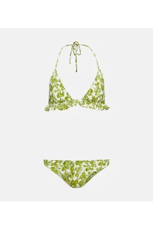 Etro Bikini con stampa e volant