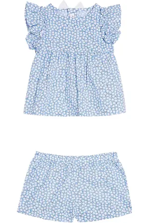 Il gufo Baby - Camicia e pantaloni in cotone