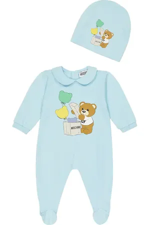 Moschino Baby - Set di body e cappello in cotone