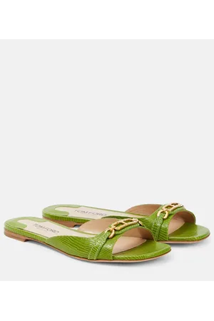 Tom Ford Sandali Whitney in pelle stampata