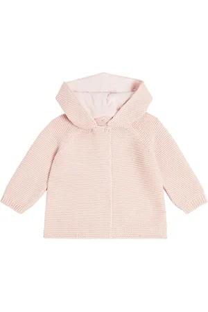 Stella McCartney Baby - Cardigan in cotone con cappuccio