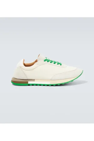 The Row Sneakers Owen Runner in suede e mesh