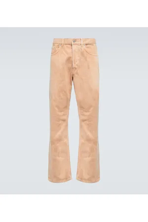 DRIES VAN NOTEN Jeans in denim a gamba larga