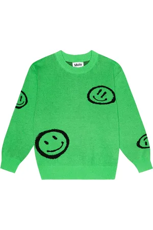 Molo Pullover Bello in jacquard di cotone