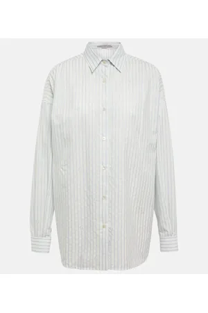 Stella McCartney Camicia S-Wave in jacquard a righe