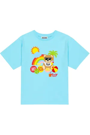 Moschino T-shirt in jersey di cotone con stampa