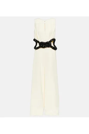 Jil Sander Abito lungo in crêpe con cut-out