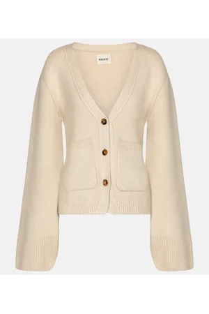 Khaite Cardigan Scarlet in cashmere