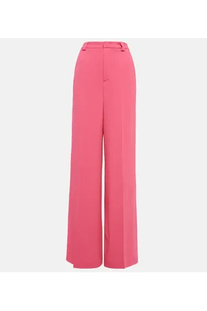 RED Valentino Pantaloni a gamba larga e vita alta