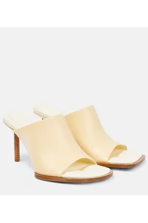 Jacquemus Les Mules Carrés Ronds in pelle