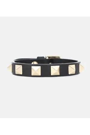 VALENTINO GARAVANI Bracciale Rockstud in pelle