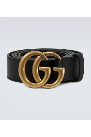 Gucci Cintura in pelle con Doppia G