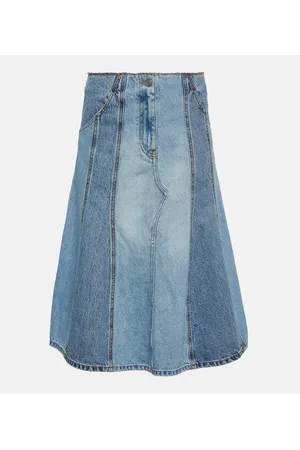 Victoria Beckham Gonna midi di jeans