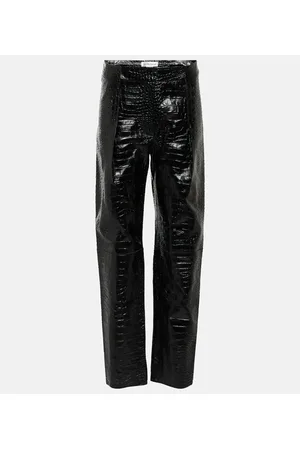 Victoria Beckham Leggings in pelle a vita alta