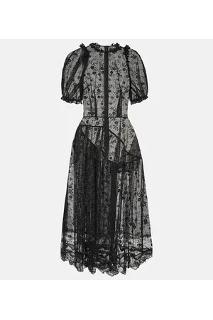 Simone Rocha Abito midi in pizzo