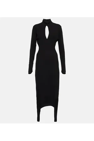 Patou Abito midi in jersey con cut-out