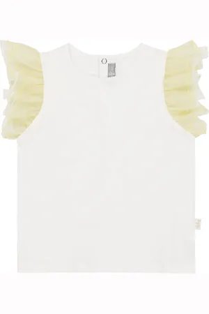 Il gufo Baby - T-shirt in cotone e tulle