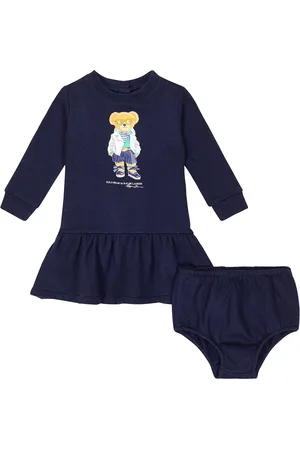 Ralph Lauren Baby - Set di abito e culottes in cotone