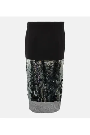 Dorothee Schumacher Gonna midi con paillettes