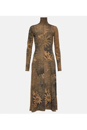 Maison Margiela Abito midi con stampa