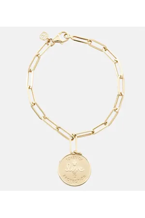 Sydney Evan Bracciale Evil Eye Coin in 14kt