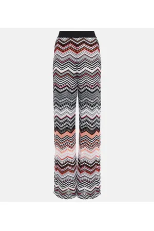 Missoni Pantaloni a vita alta con paillettes