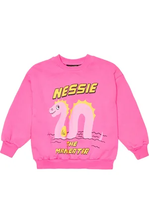 Mini Rodini Pullover in jersey di cotone con stampa