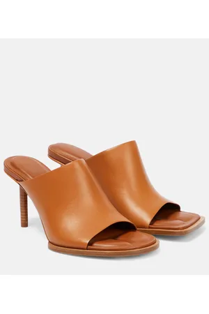 Jacquemus Les Mules Carrés Ronds in pelle